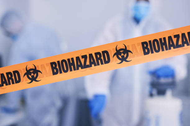 Professional Biohazard Cleanup technician working in Dixon Springs, TN